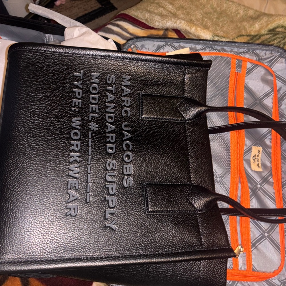 Marc Jacobs Black Workwear Tote Bag